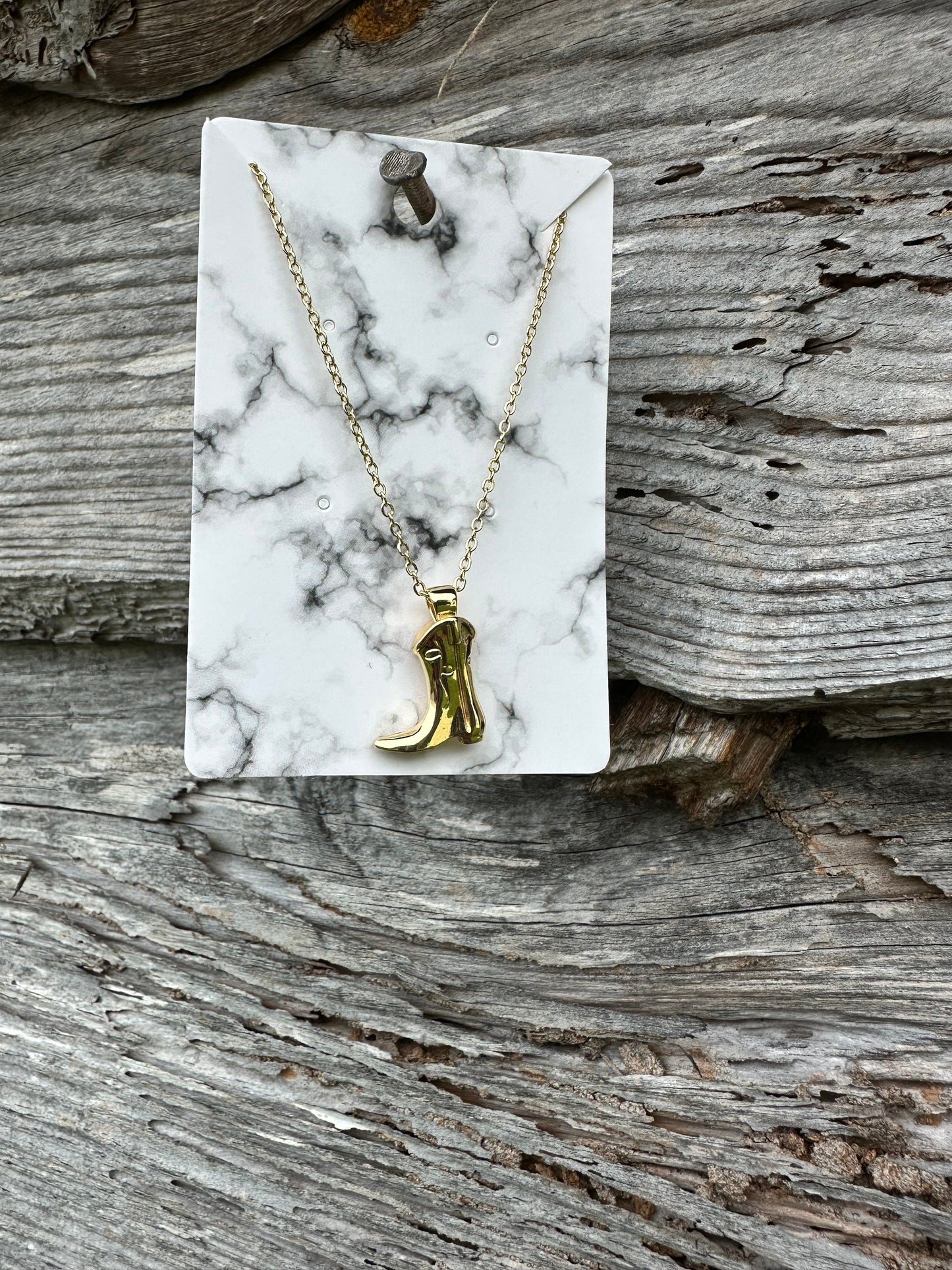 Boot Necklace