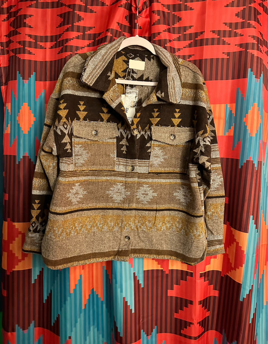 Desert Vibes Aztec Jacket