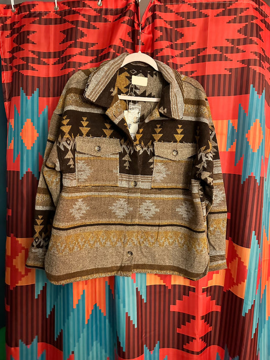 Desert Vibes Aztec Jacket