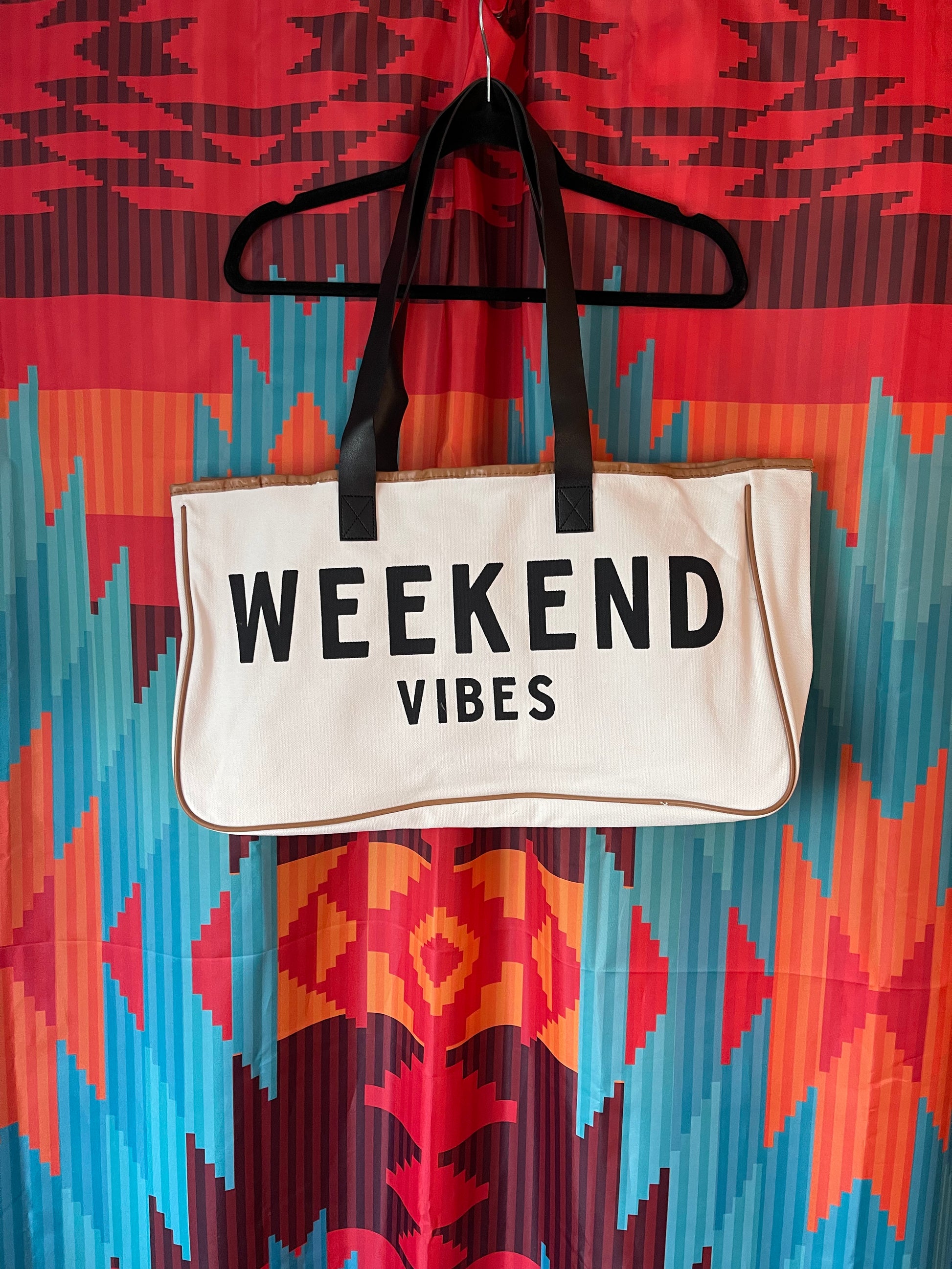 weekend vibes tote bag